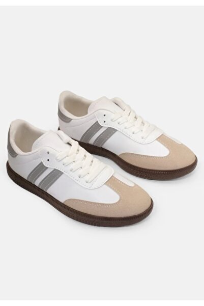 Sornon حذاء رياضي يومي مريح للجنسين، للنساء والرجال والفتيات، ذو نعل مخطط تشر...