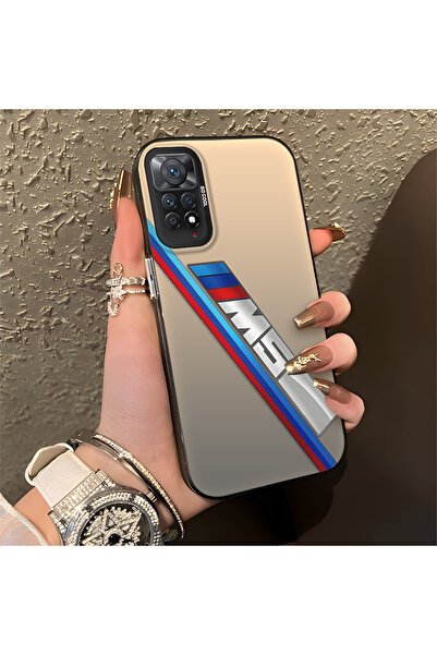 Hontinga حافظة صلبة رفيعة مضادة للسقوط بنمط BMW متوافقة مع هاتف Redmi Note 11...