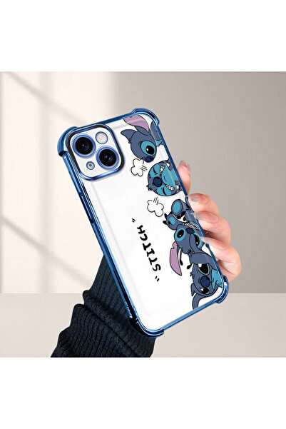 CASEVIBE iPhone 15 Uyumlu Karikatür Stitch Desenli Çökmeye Dayanıklı Telefon ...