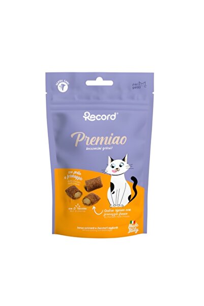 Record Gustare pentru pisici cu pui și brânză - 50 g