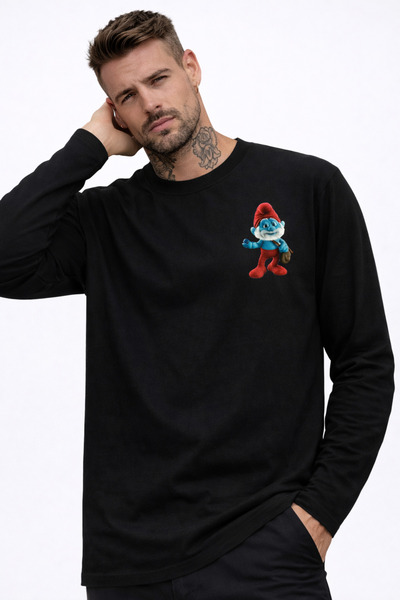 Me&On WEAR تي شيرت شيرين بابا كاركتير مطبوع للجنسين 100% قطن قصة فضفاضة - عادي