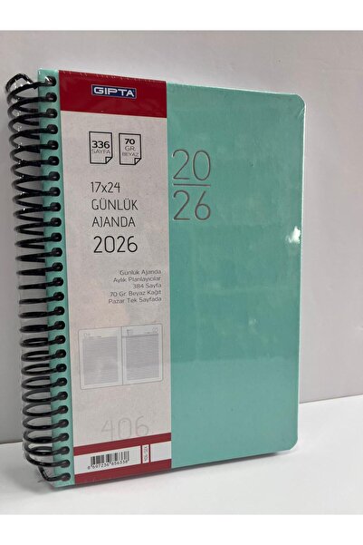 TUZY KIRTASİYE OYUNCAK Gipta 17X24 2026 Daily Agenda