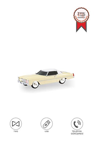 Torima Bluetooth Hoparlör Retro Klasik Araba Tasarımlı 10W FM USB TWS Speaker...