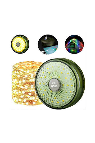 Bbox 8 Metre Rgb LED Kamp Lambası | Powerbank Özellikli, Type-C Şarjlı, Taşın...