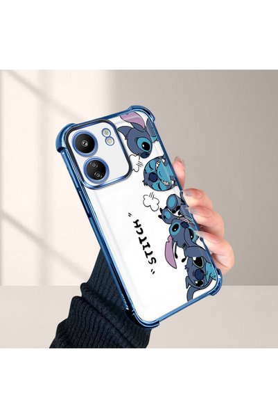 CASEVIBE حافظة هاتف مقاومة للسقوط بنمط كارتون ستيتش متوافقة مع Poco C65