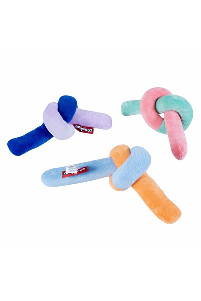 Ebi Coockoo SNUGGLE SNAKE Plush Dog Toy - PINK&GREEN/33X20X10CM