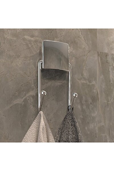 JASPER Dc-542 Dekoratif Banyo Mutfak İkili Havlu Askısı