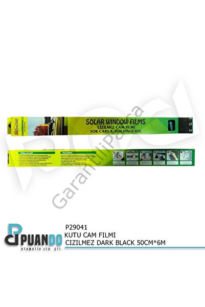 Puando Box glass film scratch-resistant dark black 50cm*6m