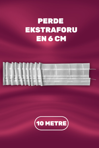Moud's Штора Екстрафор 10 метрів завдовжки, 6 см завширшки, шнурок для штори