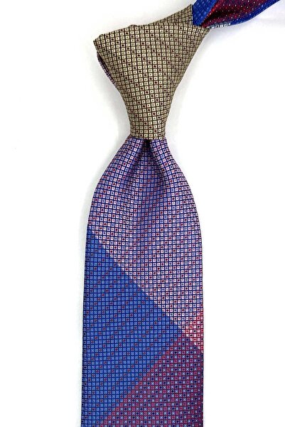 Kravatkolik Dot Pattern Multicolor Patchwork Classic Tie Kk13411