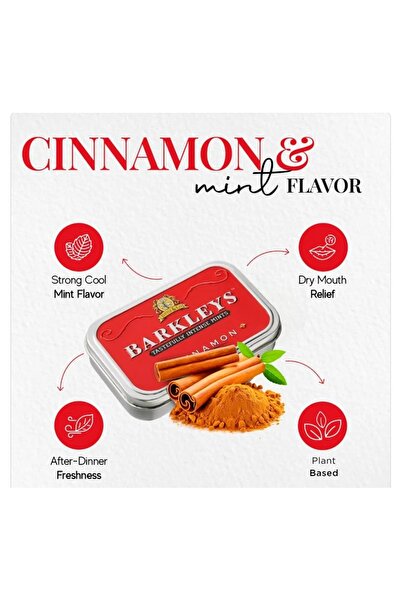 BARKLEYS Cinnamon Tarçınlı Naneli Şekerler Vegan - 50g ( Almanya )