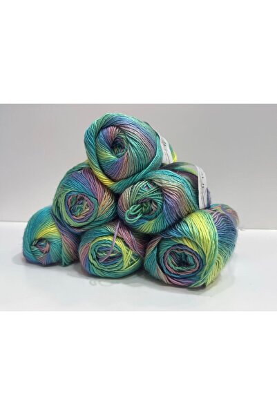 Vogue İhraç Fazlası Vals Örgü ipi 500gr - Ebruli