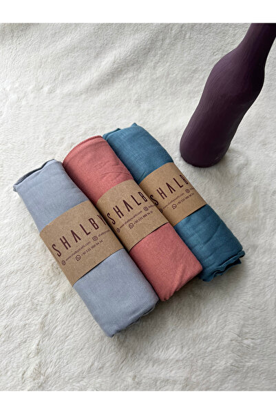 shalby Hijab Combed Cotton Shawl (Set of 3) Jersey Fabric