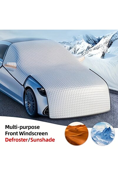 Choice Silver Car snow shield anti-freeze windproof front car coat front wind...
