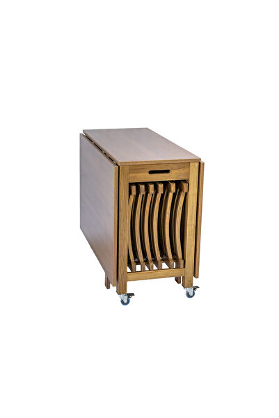 wline FOLDING TABLE WITH 6 BAITUIT CHAIRS