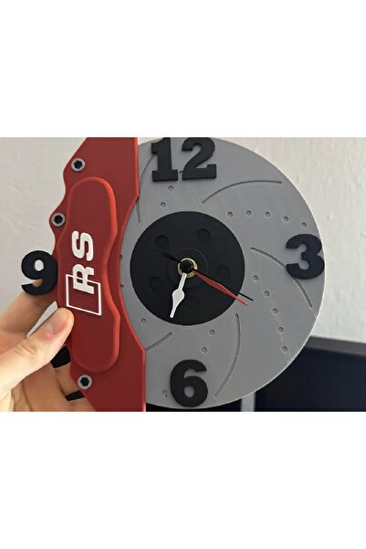 Vuslat Hediyelik Dekoratif Modern Disk Fren Modelinde Duvar Saati (21x21 cm)
