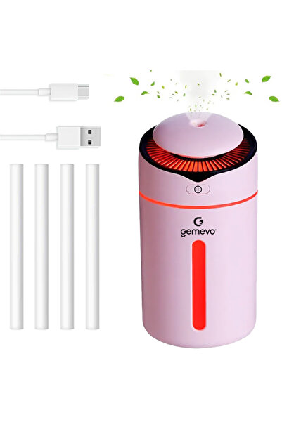 gemevo Gemevo® Ultrasonic Air Humidifier with Aromatherapy Diffuser, Portable...