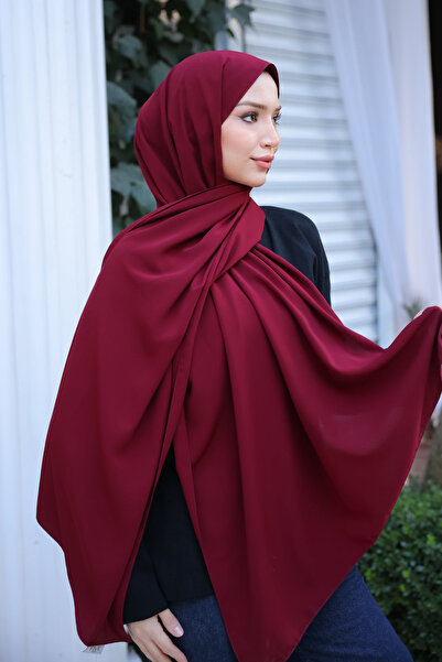 İmajButik Бордо Пет Медина копринен шал