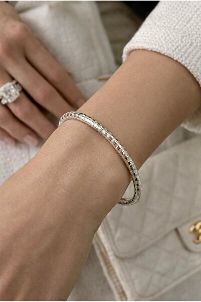 MİRAÇ GÜMÜŞ TAKI ATÖLYEM 925 ayar gümüş Ajda bilezik (6.2)