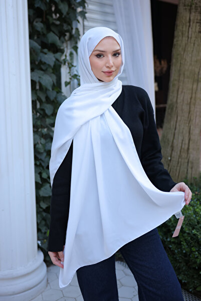 İmajButik Εκρού Σάλι Μεταξωτό Μέντινα Φάιβ Μέντινα