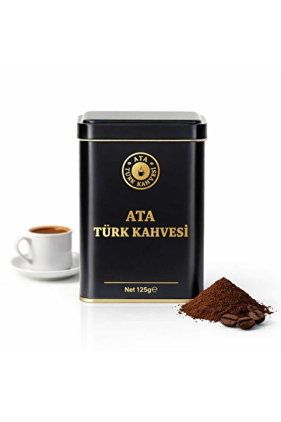 ATA TÜRKKAHVESİ 125gr. Metal Kutu Ata Türk Kahvesi