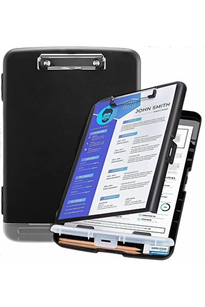 Arabest Clipboard, Large Capacity Nursing Clipboard, Side Opening Storage Cli...