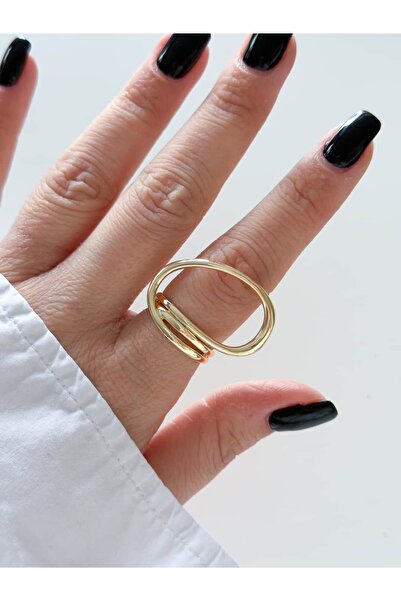 CHARMLUCKY Oval Spiral Ring