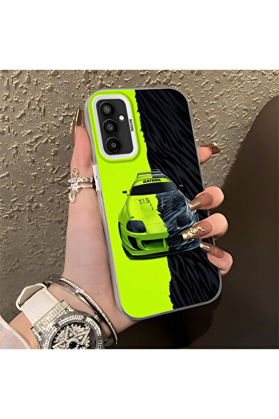 Hontinga حافظة صلبة رفيعة مضادة للسقوط بنمط لامبو متوافقة مع هاتف سامسونج جال...