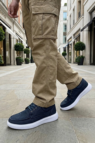 Ekonomik Ayakkabı Dakır's Orthopedic Sole Summer Men's Linen Comfortable Dail...