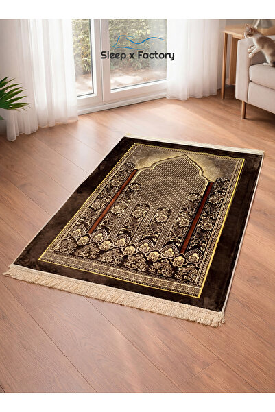 Sleep x Factory Prayer Rug – Padded Soft Velvet Prayer Mat 70 × 110 cm