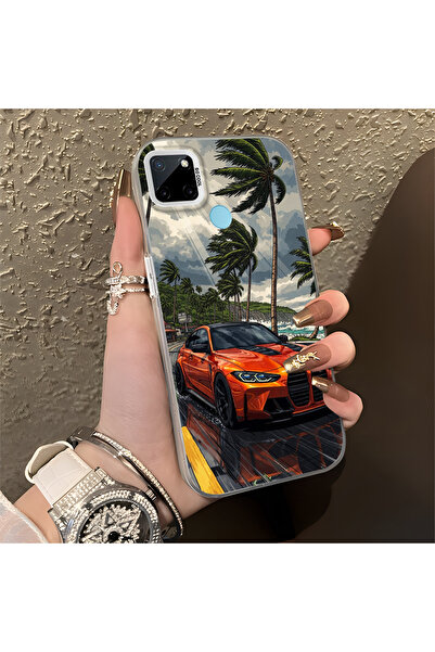 Hontinga حافظة صلبة رفيعة مضادة للسقوط بنمط السيارة الكلاسيكية متوافقة مع Rea...