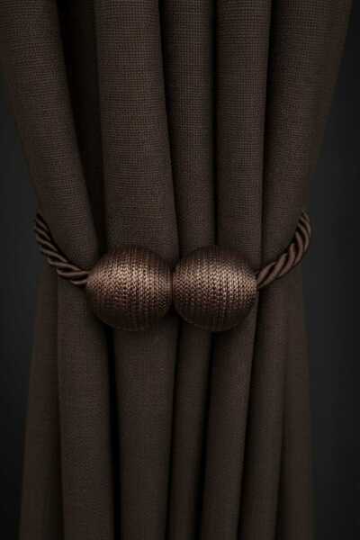 BD beyaz dokuma Magnetic Curtain Collector Accessory Brown