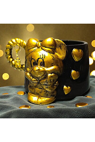Boni Bon Collection Design El Yapımı 3D Yaldızlı MİCKEY MİNNİE Figürlü HEDİYE...