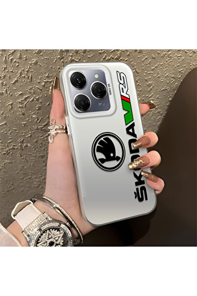 Hontinga حافظة صلبة رفيعة مضادة للسقوط بنمط AMG متوافقة مع هاتف Tecno Spark 2...