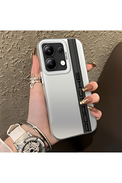 Hontinga حافظة صلبة رفيعة مضادة للسقوط بنمط شارة السيارة متوافقة مع هاتف Redm...