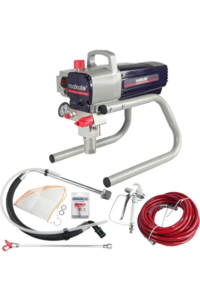 MAKUTE جهاز رش طلاء عالي الضغط بدون هواء، 1800 واط، 230 بار، ماكينة رش كهربائ...