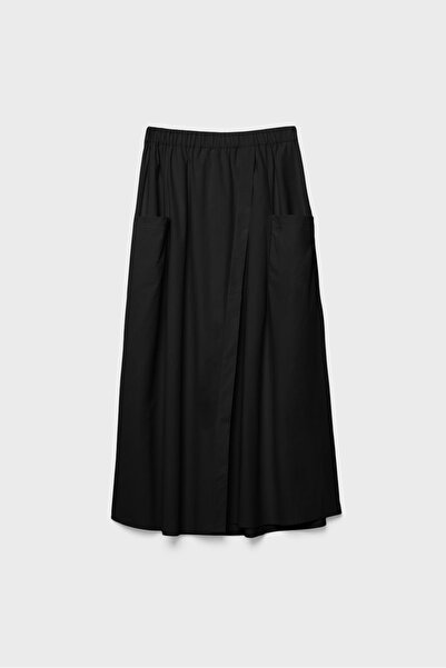 Stradivarius Flowing midi skirt with pockets