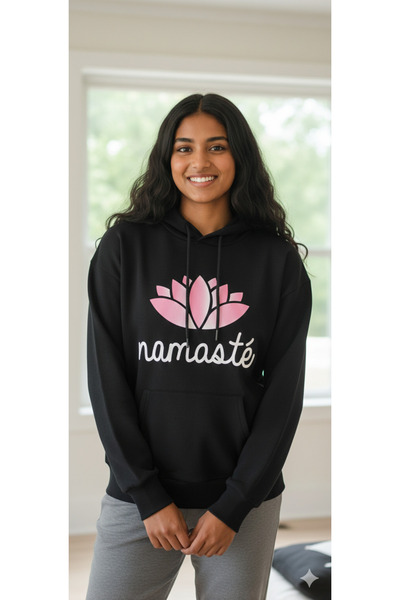 MARIQUITA ناماستي مطبوع سويت شيرت بقلنسوة