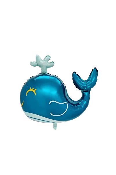parti sürprizi بالون من الفويل على شكل الحوت الأزرق 1 قطعة