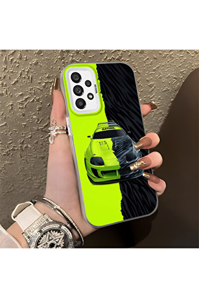 Hontinga حافظة صلبة رفيعة مضادة للسقوط بنمط لامبو متوافقة مع هاتف سامسونج جال...