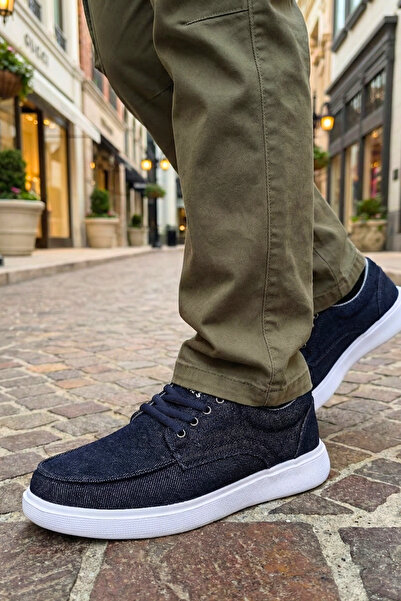 Ekonomik Ayakkabı Dakır's Orthopedic Sole Summer Men's Linen Comfortable Dail...