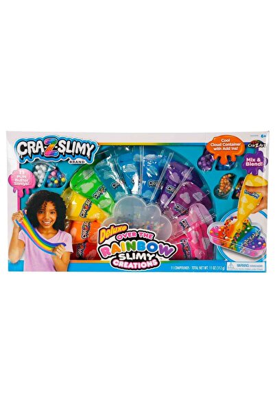 CrazArt Cra-Z-Art Cra-Z-Slimy Deluxe Gökkuşağı Slime Yapım Seti