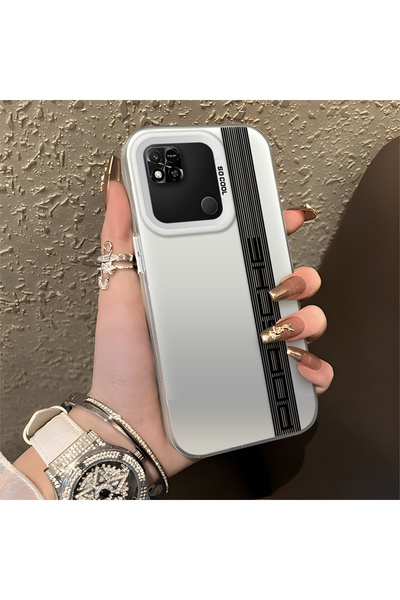 Hontinga حافظة صلبة رفيعة مضادة للسقوط بنمط شارة السيارة متوافقة مع هاتف Redm...