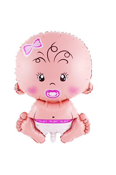 Balloon Balon folie Bebelus roz fetita 79×49.5cm
