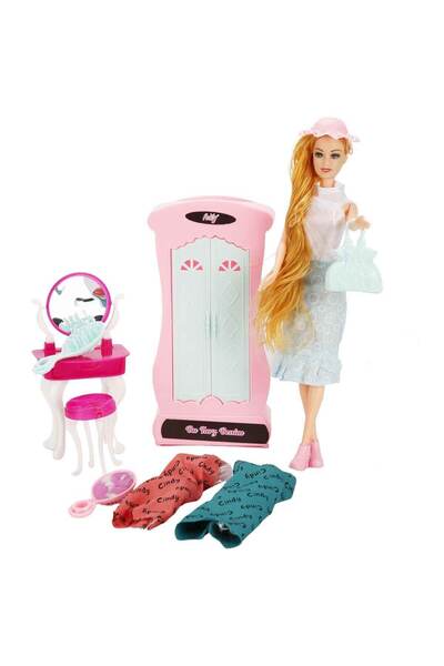 Sunman Cindy Doll Bu Tarz Benim Moda Seti - Sarı Saçlı Bebek