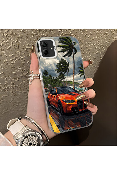 Hontinga حافظة صلبة رفيعة مضادة للسقوط بنمط السيارة الكلاسيكية متوافقة مع هات...