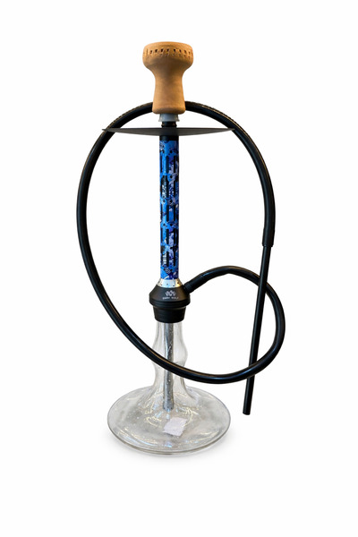 Dark Wolf Su Koyulduğunda Parlayan Cam Şişeli Lüks Nargile Seti – Tam Takım –...