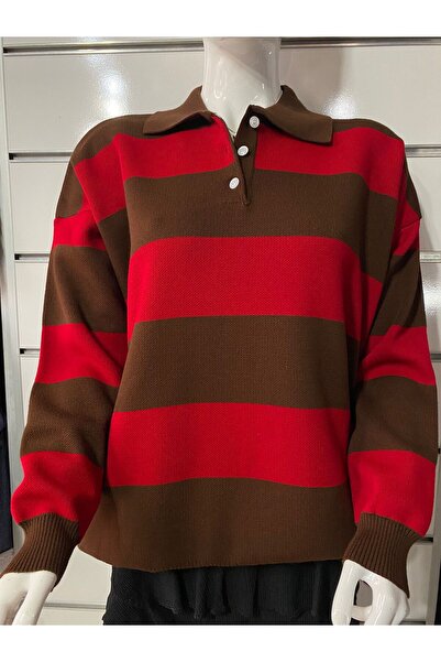 Liva Aralık Kazak Kırmızı