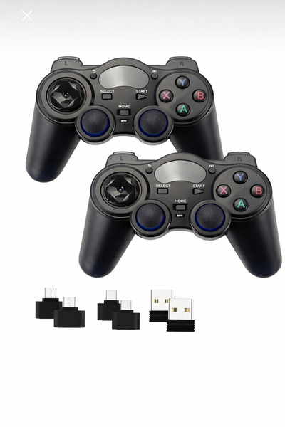 Voltico 2’li Kablosuz Oyun Kolu Seti | Android TV – Telefon – PC – PS3 Uyumlu...