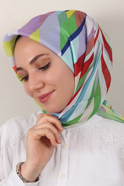 PİRAMİT Nirvana Soft Eşarp 8099-9 FıstıK Yeşili